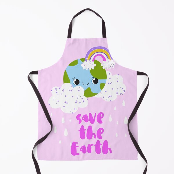 Item preview, Happy Earth Planet with Rain Clouds designed and sold by the-myro.