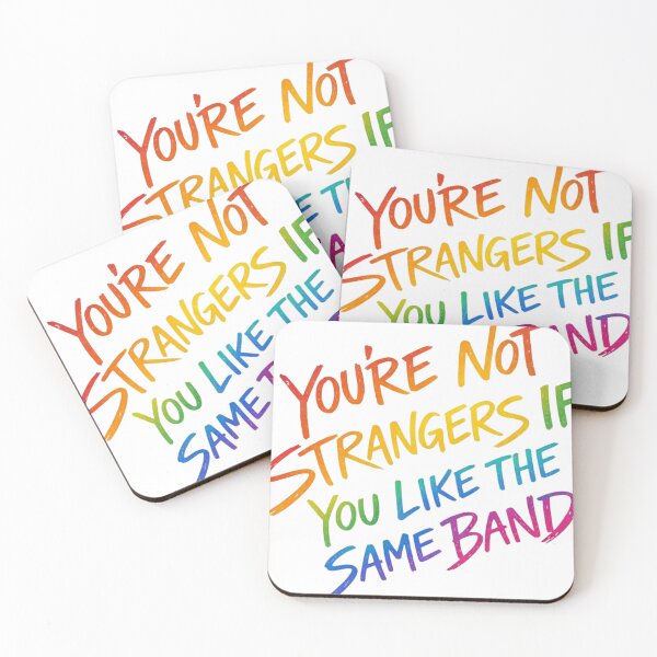 Item preview, You’re Not Strangers If You Like The Same Band – Music Lover Shirt, Concert Tee, Indie Rock Humor designed and sold by SnarkleCo.