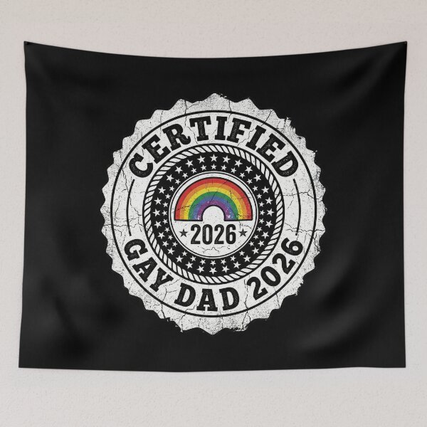 Item preview, Certified Gay Dad – Funny LGBTQ Pride Tee, Rainbow Dad, Father’s Day Gift Idea designed and sold by Im-Ara.