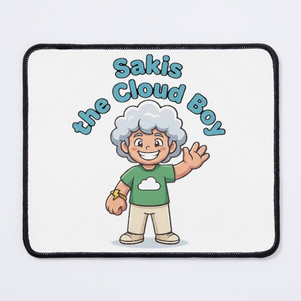 Item preview, Sakis the Cloud Boy - Cute Aesthetic Anime Character designed and sold by MrNtakos.