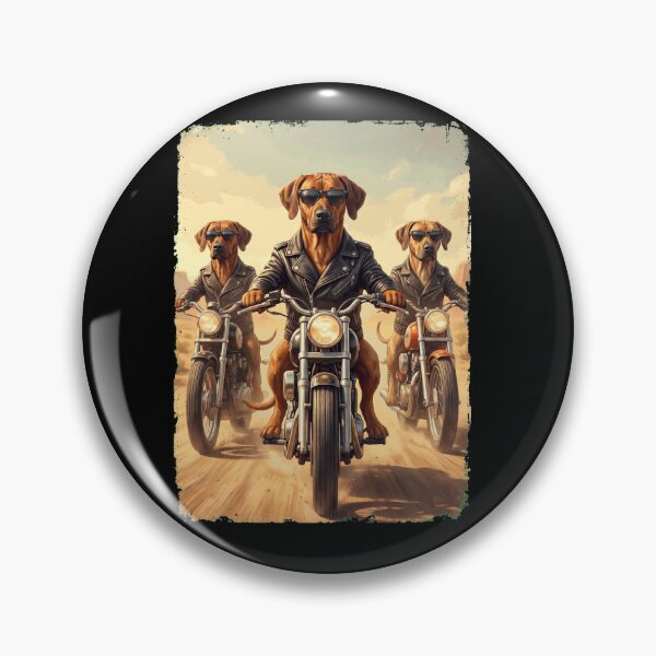 Item preview, Funny Rhodesian Ridgeback Motorcycle Meme Dog Lover designed and sold by DoodleTortle.