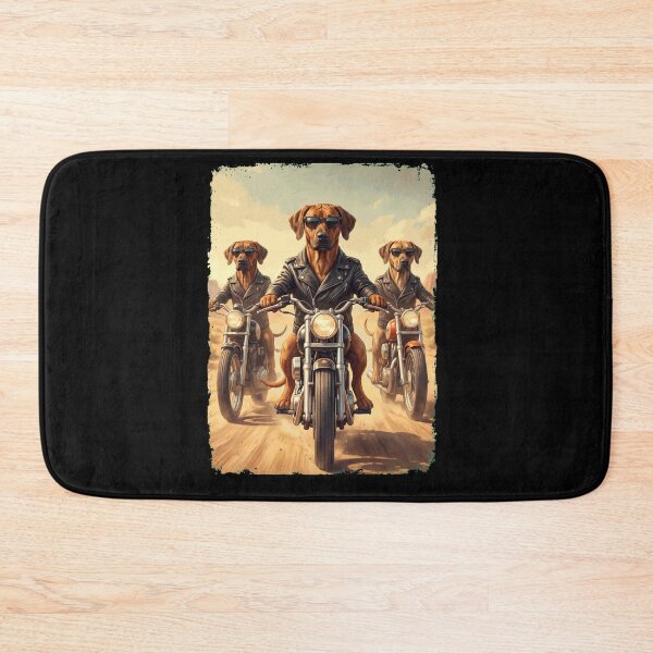 Item preview, Funny Rhodesian Ridgeback Motorcycle Meme Dog Lover designed and sold by DoodleTortle.