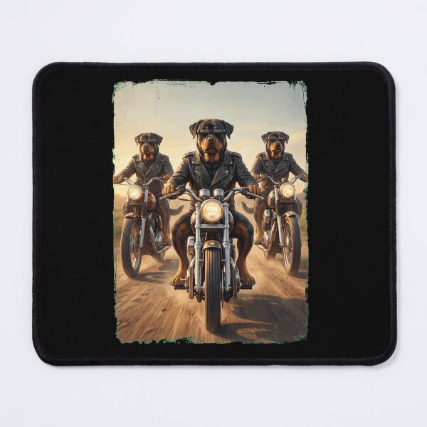 Item preview, Funny Rottweiler Motorcycle Meme Dog Lover designed and sold by DoodleTortle.