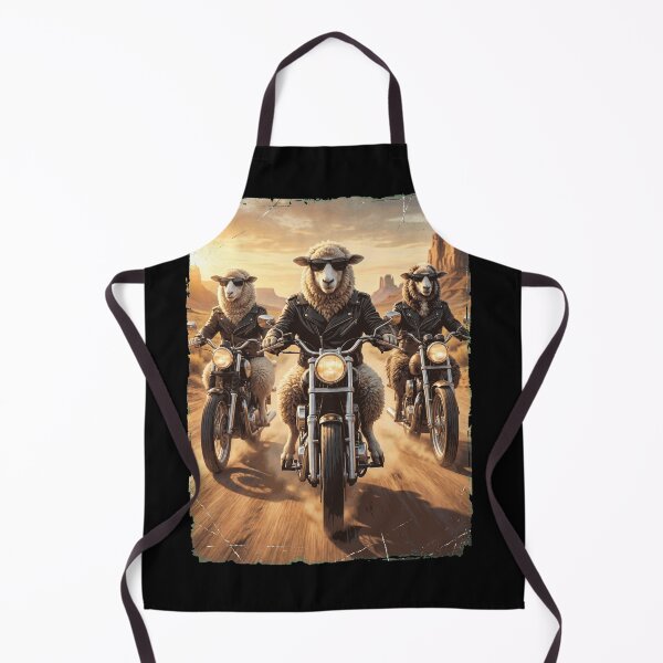 Item preview, Funny Sheep Motorcycle Meme Animal Lover designed and sold by DoodleTortle.