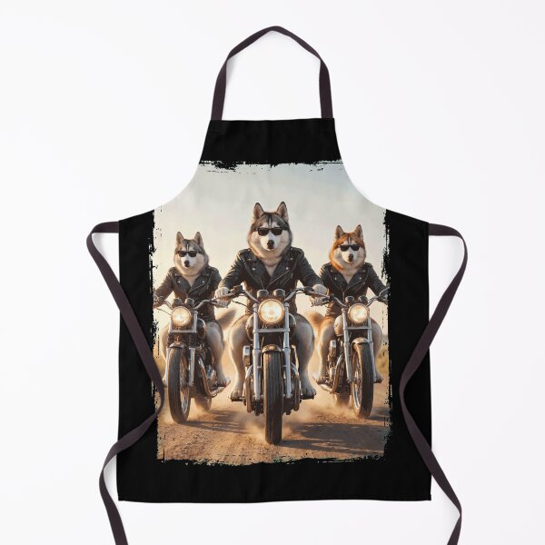 Item preview, Funny Siberian Husky Motorcycle Meme Dog Lover designed and sold by DoodleTortle.