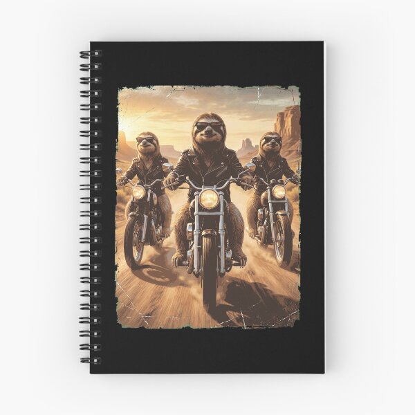 Item preview, Funny Sloth Motorcycle Meme Animal Lover designed and sold by DoodleTortle.