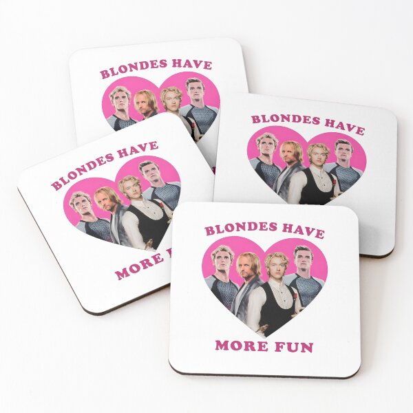 Item preview, Blondes have more fun Peeta Mellark Coriolanus Snow finnick odair Haymitch  designed and sold by RiverFF.