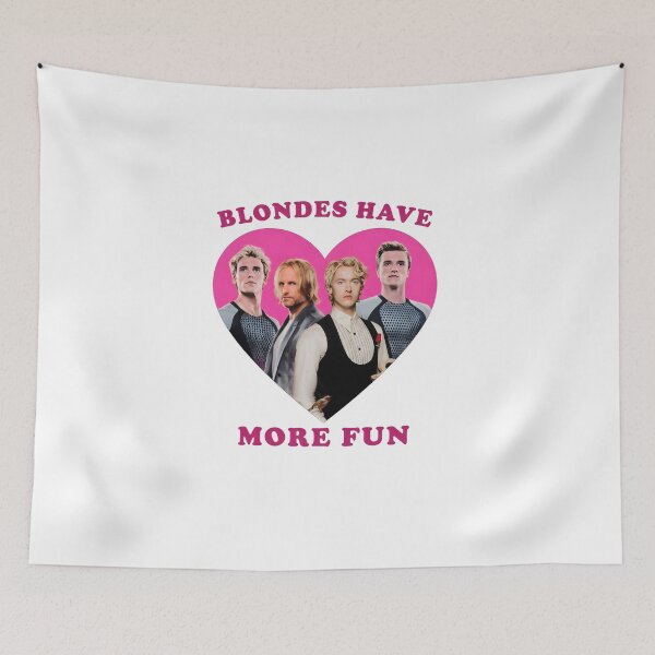 Item preview, Blondes have more fun Peeta Mellark Coriolanus Snow finnick odair Haymitch  designed and sold by RiverFF.