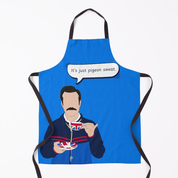 Item preview, Ted Lasso "It's Just Pigeon Sweat" Quote - Funny TV Show Fanart designed and sold by Still Silhouette.
