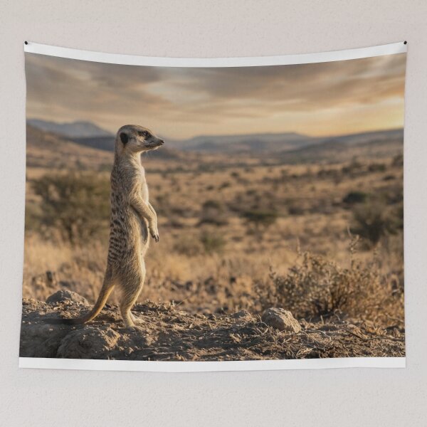 Item preview, Meerkat in its natural habitat. designed and sold by Malisa345.