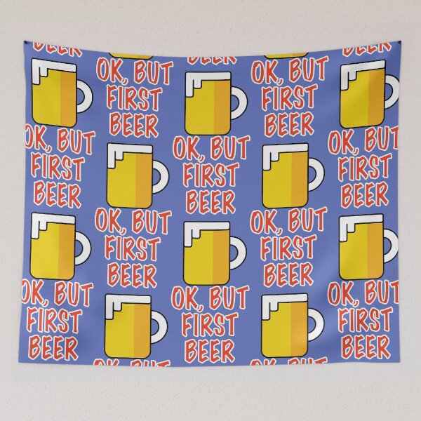 Item preview, OK - but first Beer... designed and sold by VacationTees.