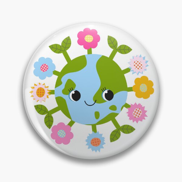 Item preview, Earth Planet Sprouting Spring Flowers designed and sold by the-myro.