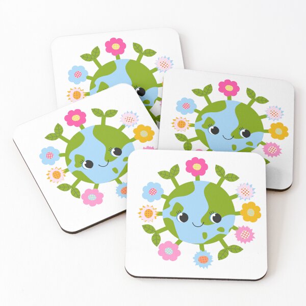 Item preview, Earth Planet Sprouting Spring Flowers designed and sold by the-myro.