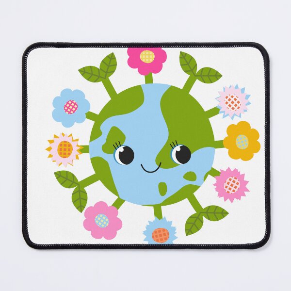 Item preview, Earth Planet Sprouting Spring Flowers designed and sold by the-myro.
