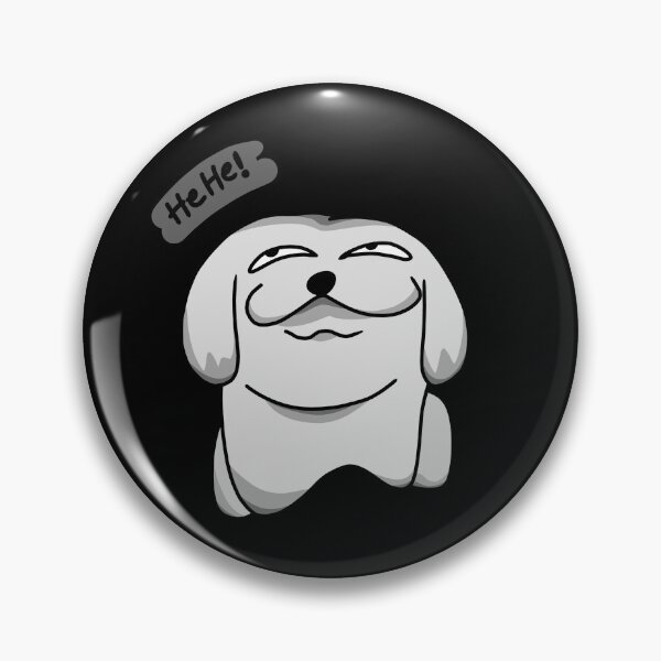 Item preview, Mini Pup Knowing Grin designed and sold by lunoxinfinity.