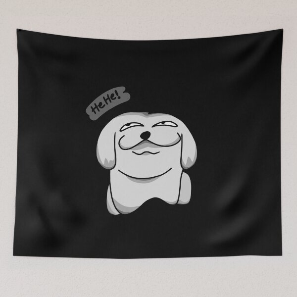 Item preview, Mini Pup Knowing Grin designed and sold by lunoxinfinity.