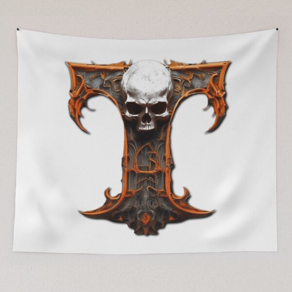 Item preview, Skull-T with Orange designed and sold by Pickle Wicked Designs.