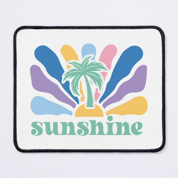 Item preview, Sunshine Retro Tropical - Colorful Palm Beach Design designed and sold by KymeraStudio25.