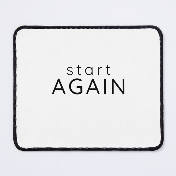 Item preview, Start Again – Minimal Motivational Typography Design designed and sold by Stillpath Co..