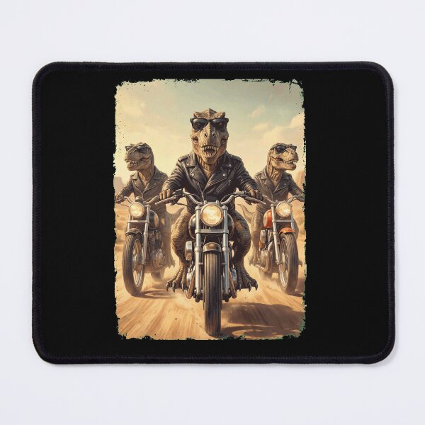Item preview, Funny T Rex Dinosaur Motorcycle Meme Animal Lover designed and sold by DoodleTortle.