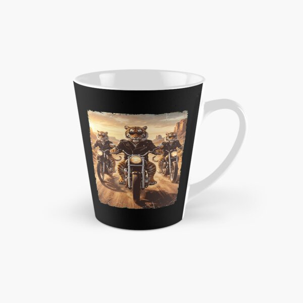 Item preview, Funny Tiger Motorcycle Meme Animal Lover designed and sold by DoodleTortle.