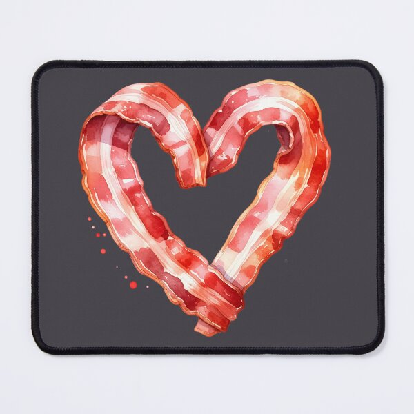 Item preview, Heart of bacon, watercolor designed and sold by LiskoDesign.