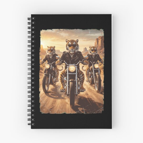 Item preview, Funny Tiger Motorcycle Meme Animal Lover designed and sold by DoodleTortle.