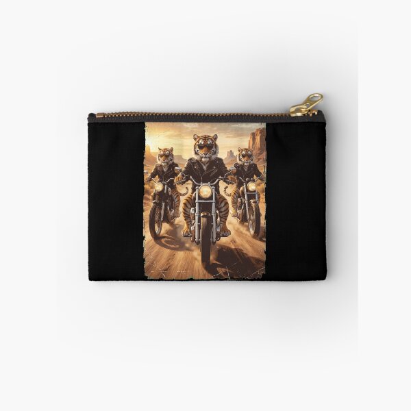 Item preview, Funny Tiger Motorcycle Meme Animal Lover designed and sold by DoodleTortle.