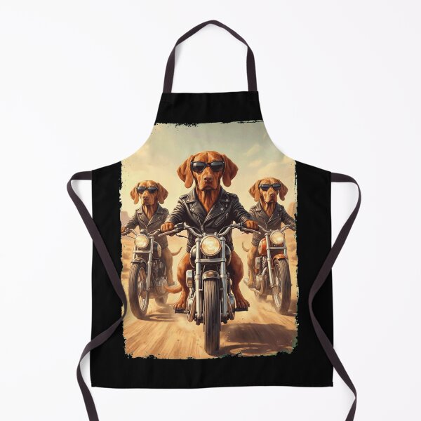 Item preview, Funny Vizsla Motorcycle Meme Dog Lover designed and sold by DoodleTortle.
