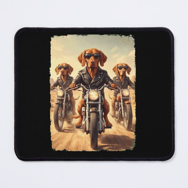 Item preview, Funny Vizsla Motorcycle Meme Dog Lover designed and sold by DoodleTortle.