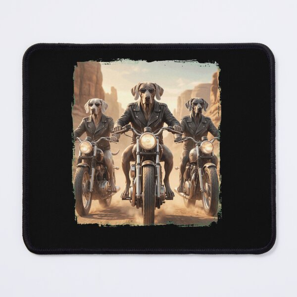 Item preview, Funny Weimaraner Motorcycle Meme Dog Lover designed and sold by DoodleTortle.
