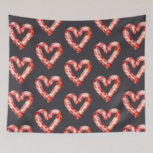 Item preview, Heart of bacon, watercolor designed and sold by LiskoDesign.