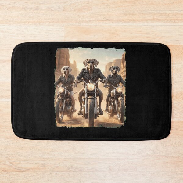 Item preview, Funny Weimaraner Motorcycle Meme Dog Lover designed and sold by DoodleTortle.