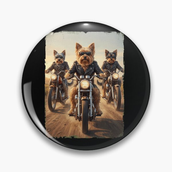 Artikelvorschau, Lustiges Yorkshire-Terrier-Motorrad-Meme für Hundeliebhaber entworfen und verkauft von DoodleTortle.