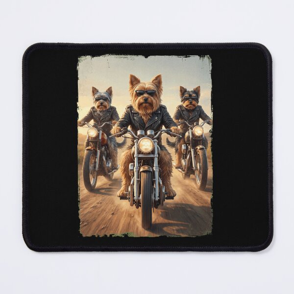 Item preview, Funny Yorkshire Terrier Motorcycle Meme Dog Lover designed and sold by DoodleTortle.