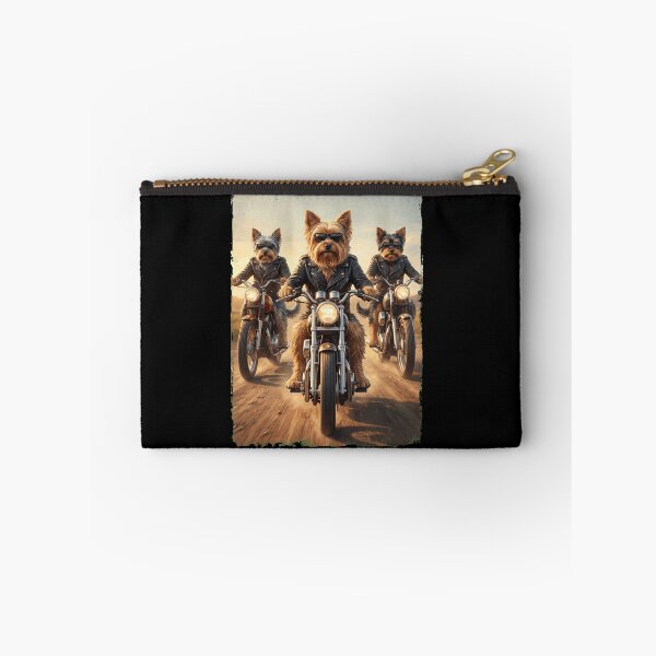 Item preview, Funny Yorkshire Terrier Motorcycle Meme Dog Lover designed and sold by DoodleTortle.