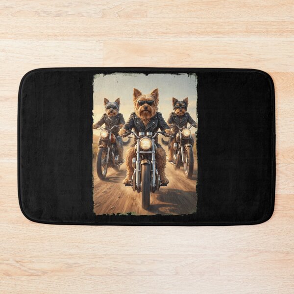 Artikelvorschau, Lustiges Yorkshire-Terrier-Motorrad-Meme für Hundeliebhaber entworfen und verkauft von DoodleTortle.