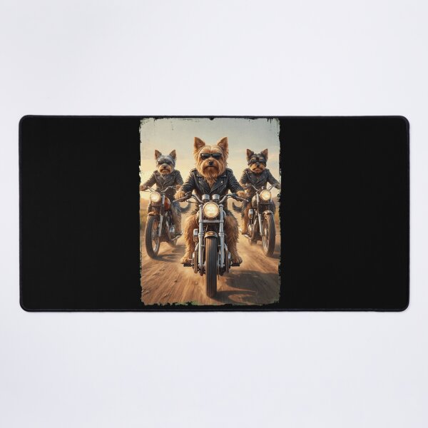 Item preview, Funny Yorkshire Terrier Motorcycle Meme Dog Lover designed and sold by DoodleTortle.