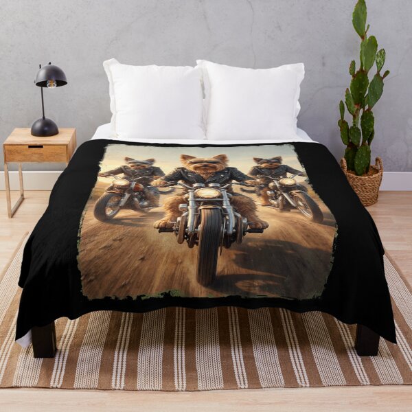 Item preview, Funny Yorkshire Terrier Motorcycle Meme Dog Lover designed and sold by DoodleTortle.