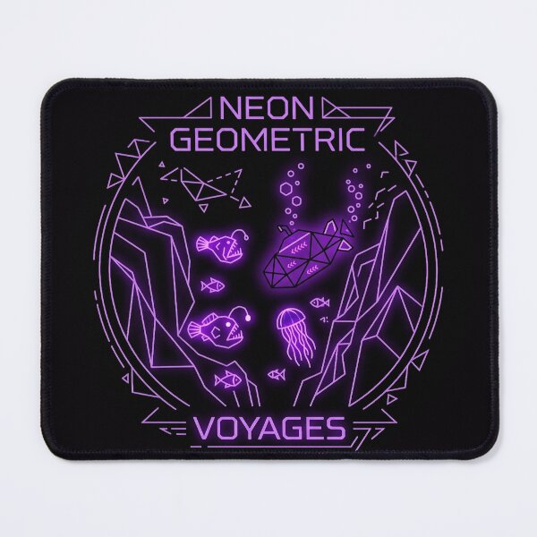 Item preview, Neon Geometric Deep Sea Voyages designed and sold by PixelQ.