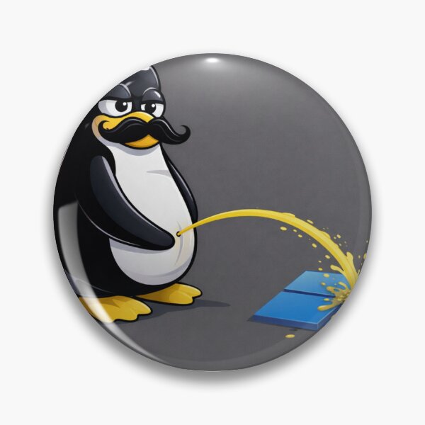 Item preview, Funny Linux Penguin vs Windows Meme designed and sold by n7na7.