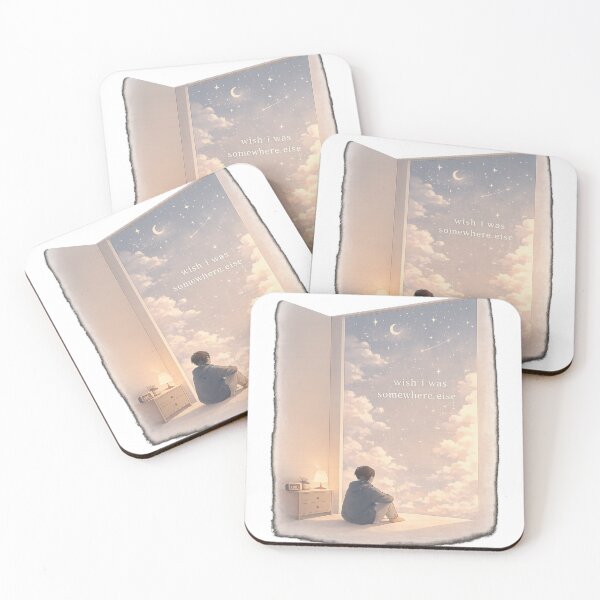 Item preview, Somewhere Else – Dreamy Escape Art designed and sold by InkWanderStudio.