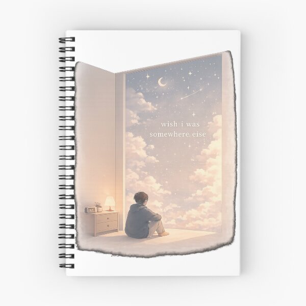Item preview, Somewhere Else – Dreamy Escape Art designed and sold by InkWanderStudio.
