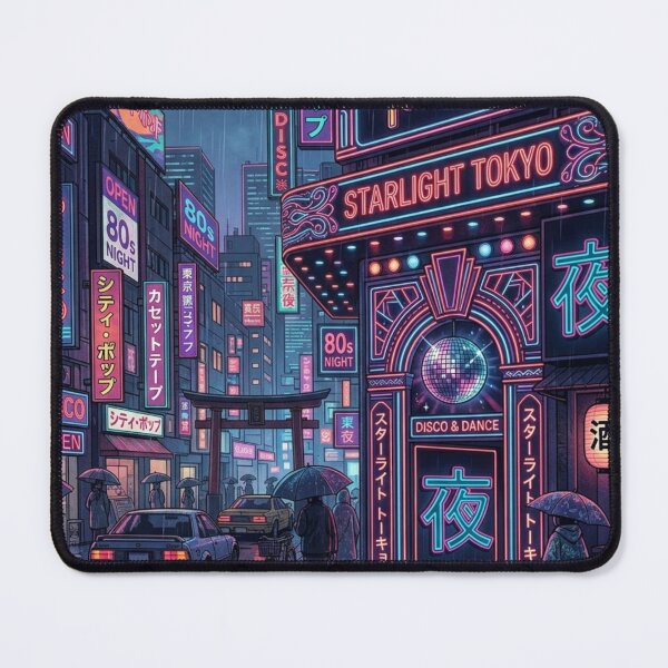 Item preview, Retro 80s Cyberpunk Tokyo Neon Night Rain Vaporwave City Pop designed and sold by UltimateJapan.