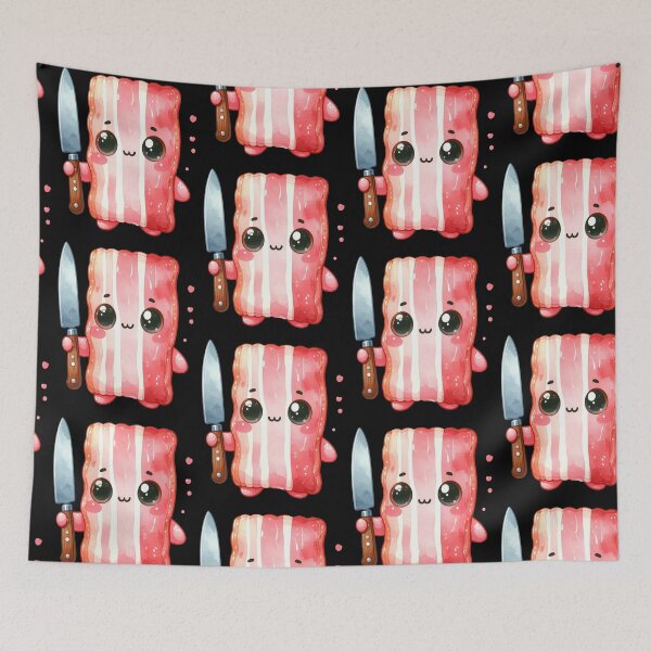 Item preview, Kawaii Killer Bacon designed and sold by LiskoDesign.