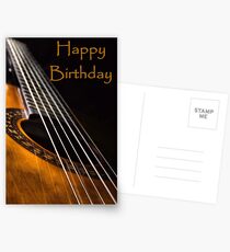 Guitar Birthday Card Postcards