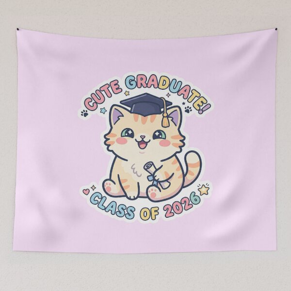 Item preview, Purrfectly Graduated Cat Graduation Funny Cat Lover Class of 2026 Cute Kitty Grad designed and sold by Im-Ara.