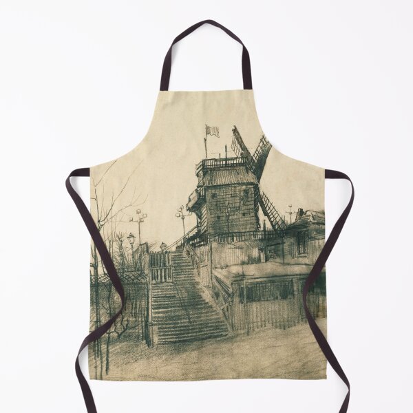 Item preview, Moulin De La Galette by Vincent van Gogh: Vintage Architectural Poster designed and sold by artofuniverse.