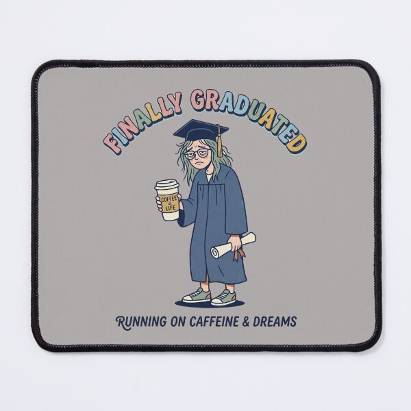 Item preview, Graduated Barely But Brilliantly Funny Graduation Class of 2026 Humor College Graduate designed and sold by Im-Ara.