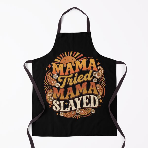 Item preview, Mama Tried Mama Slayed Retro Vintage Funny Mother's Day 70s Groovy Mom designed and sold by Im-Ara.